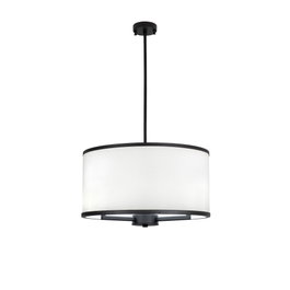 Opviq Way - 11651 Lámpara de Araña Blanco y Negro
